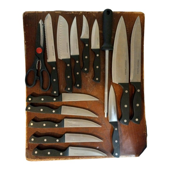 Oneida Kitchen Knife Block set 16 pieces - Picture 2 of 4